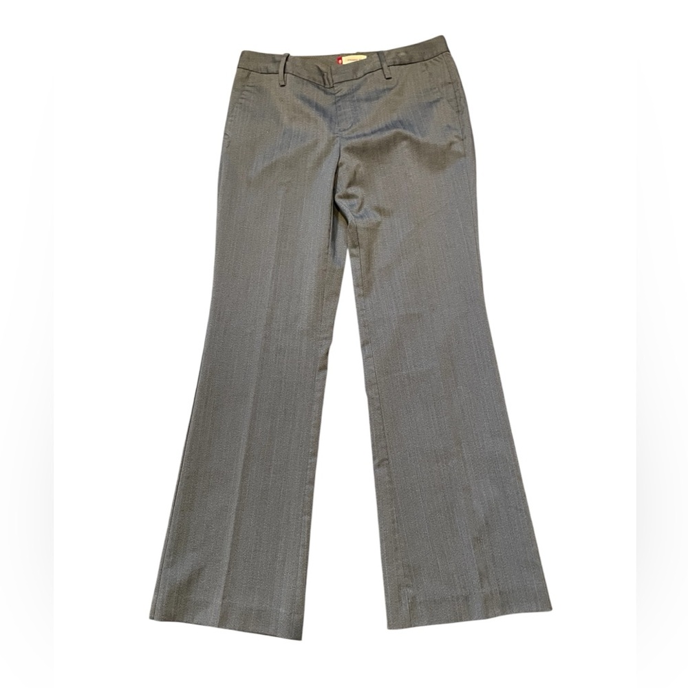 Gap Favorite Trouser Straight Fit Stretch Gray Flared  Pants